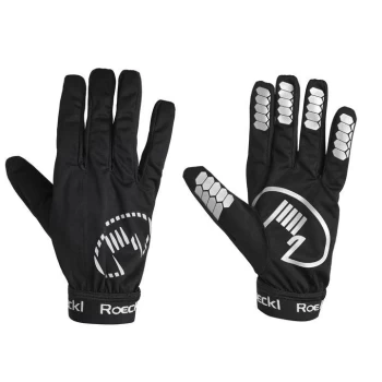 Image of Roeckl Malvas Cycling Gloves Mens - Black