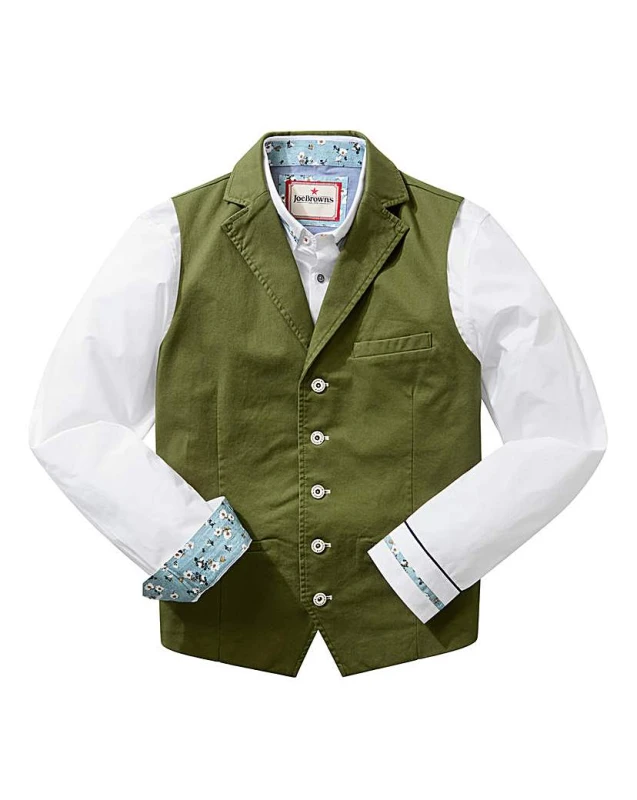 Image of Joe Browns Joe Browns Exceptional Waistcoat Green - Joe Browns - Size: 48 Green Male 48 JB05506