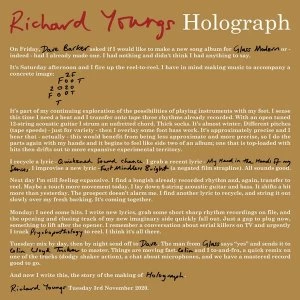 Image of Richard Youngs - Holograph