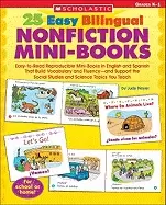 Image of 25 easy bilingual nonfiction mini books easy to read reproducible mini book
