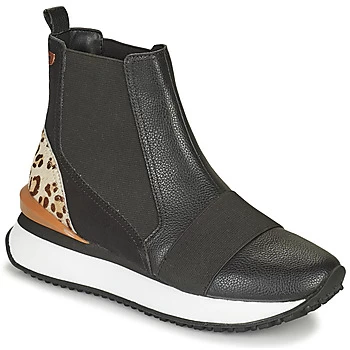 Image of Gioseppo LUNNER womens Shoes (High-top Trainers) in Black