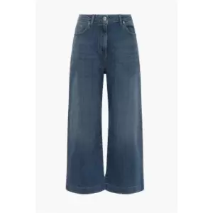 Image of French Connection Comfort Recycled Culottes - Blue