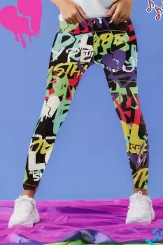 Image of HYPE X L.O.L. V.R.Q.T KIDS LEggINGS