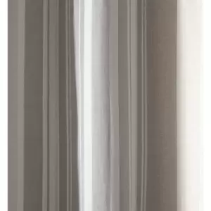 Image of Portfolio Avenue Eyelet Curtains Ring Top Natural 90x90 Lined Curtains - Beige