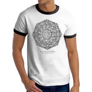 Image of Supernatural - Symbol Mens Medium T-Shirt - White