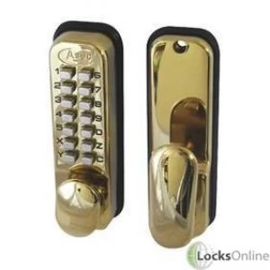 Image of ASEC AS2301 Brass Mechanical Combination Lock