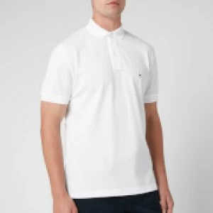 Image of Tommy Hilfiger Mens Regular Fit Polo Shirt - White - XXL