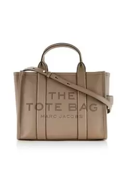 Image of Marc Jacobs The Small Leather Traveler Tote - Stone