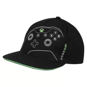Image of Xbox Boys Controller Baseball Cap (One Size) (Black/White/Green)