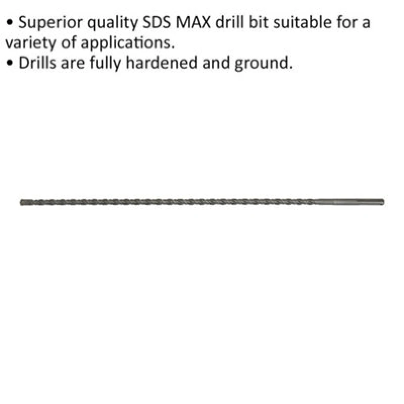 Image of Loops 18 x 940mm SDS Max Drill Bit - Fully Hardened & Ground - Masonry Drilling Multi