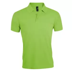 Image of SOLs Mens Prime Pique Plain Short Sleeve Polo Shirt (M) (Apple Green)