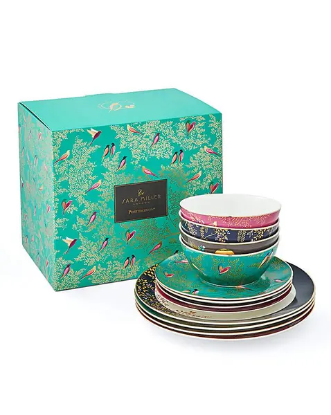 Image of Sara Miller 12 Piece Dinner Set Multi ZO33701