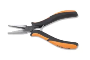 Image of Beta Tools 1172BM Smooth Flat Long Nose Pliers 140mm Bi-Material 011720101