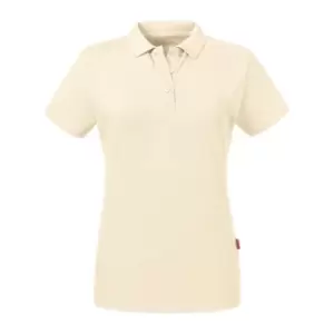 Image of Russell Womens/Ladies Pure Organic Polo (S) (Natural)