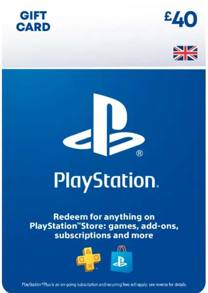 Image of Sony PlayStation Store £40 PSN Top Up Gift Card