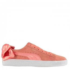 Image of Puma Suede Trainers Womens - Pink-Pink