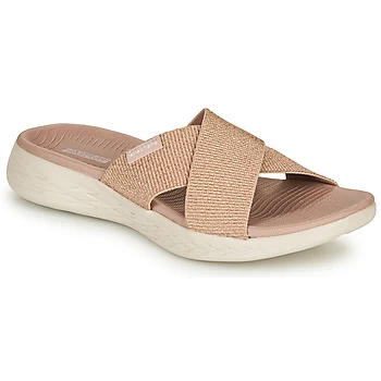 Image of Skechers ON THE GO 600 GLISTENING womens Sandals in Purple,5,6,8