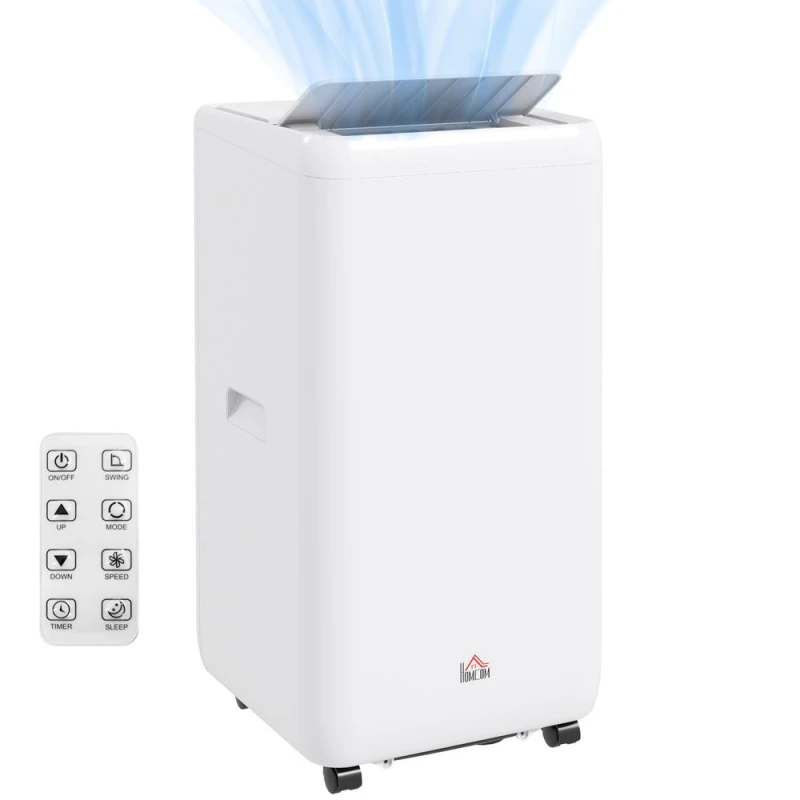 Image of Homcom 12000 Btu Portable Air Conditioner W/ Sleep Mode, White 823-056V70WT