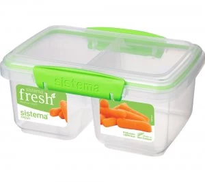 Image of Sistema Split Rectangular 1 litre Container