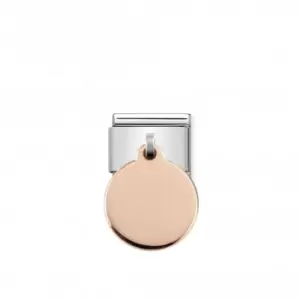 Image of Nomination Composable Classic Rose Gold Round Link 431801/01