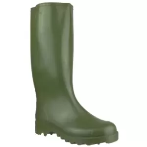 Image of Anton Dolomit Plain PVC Wellingtons Olive Size 46