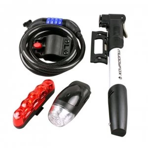 Image of Muddyfox Light Lock And Pump Set - Black