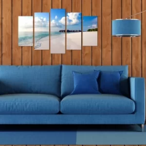 Image of 5PMX-098 Multicolor Decorative MDF Painting (5 Pieces)