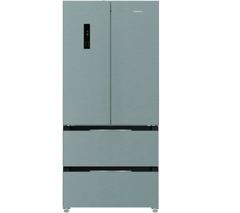 Image of Hotpoint 510 Litre French Style American Fridge Freezer - Inox HPG26513XBR4UK Inox