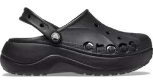 Image of Crocs Baya Platform Clogs Women Black 4