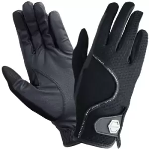 Image of Coldstream - Childrens/Kids Next Generation Swinton Combi Mesh Riding Gloves (m) (Black) - Black