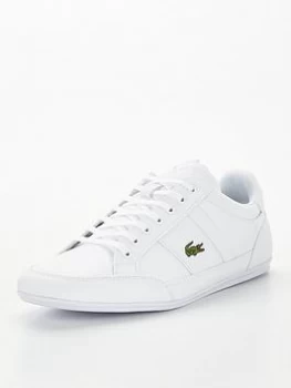Image of Lacoste Chaymon Bl21 Trainers - White, Size 9, Men