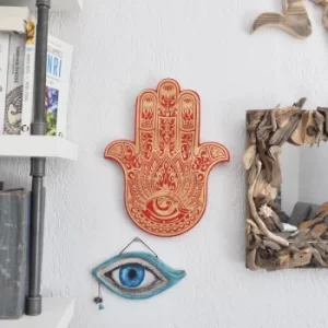 Image of LAZ061 Multicolor Decorative Wooden Wall Accessory