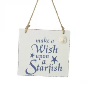 Image of Make a Wish Wood Hanging Sign by Heaven Sends