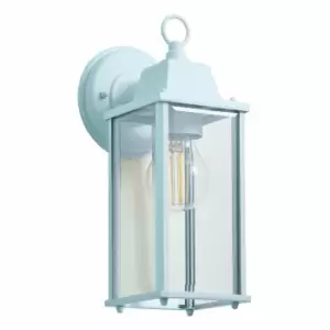 Image of Zinc ERIS Outdoor Wall Lantern Pale Blue