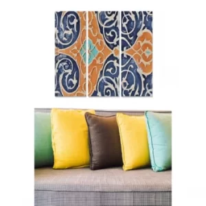 Image of MDF2689721 Multicolor Decorative MDF Painting (3 Pieces)