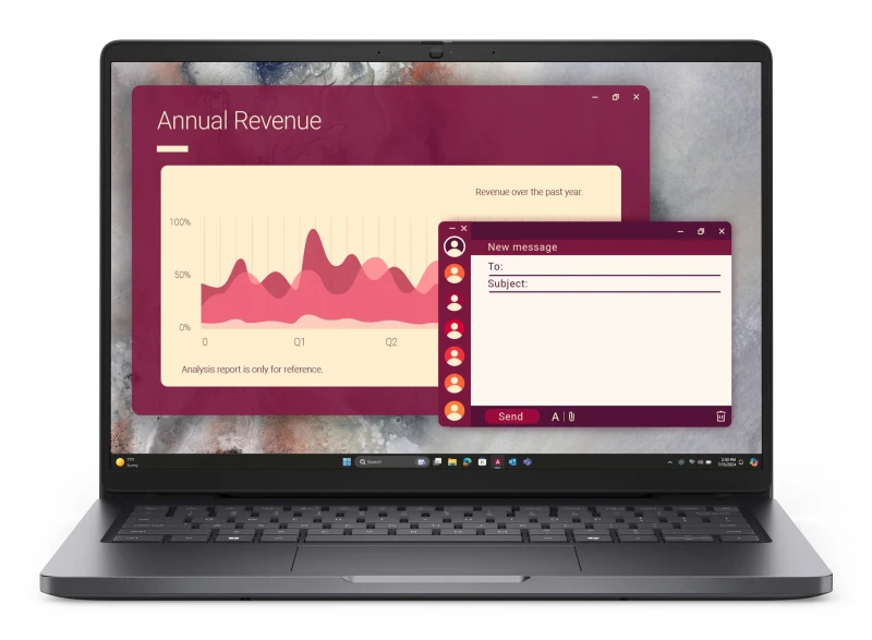 Image of Dell Pro 14 C5 Intel Core 5 8GB RAM 512GB SSD 14" Windows 11 Pro Laptop VFK00 Black