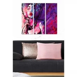 Image of MDF2830712 Multicolor Decorative MDF Painting (3 Pieces)