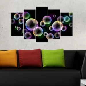 Image of 5M-68 Multicolor Decorative MDF Painting (5 Pieces)