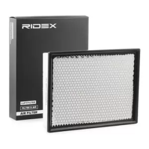 Image of RIDEX Air filter OPEL,VAUXHALL 8A0035 5834040,5834279,93183389 Engine air filter,Engine filter 93192882
