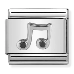Image of Nomination CLASSIC Silvershine Music Note Charm 330311/08