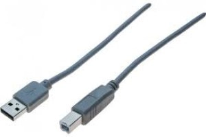 Image of 1m Grey USB 2.0 A to B Cable