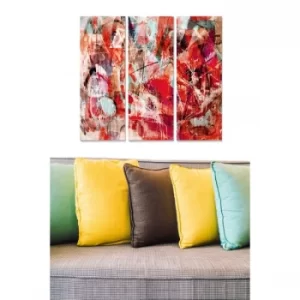 Image of MDF46234342 Multicolor Decorative MDF Painting (3 Pieces)