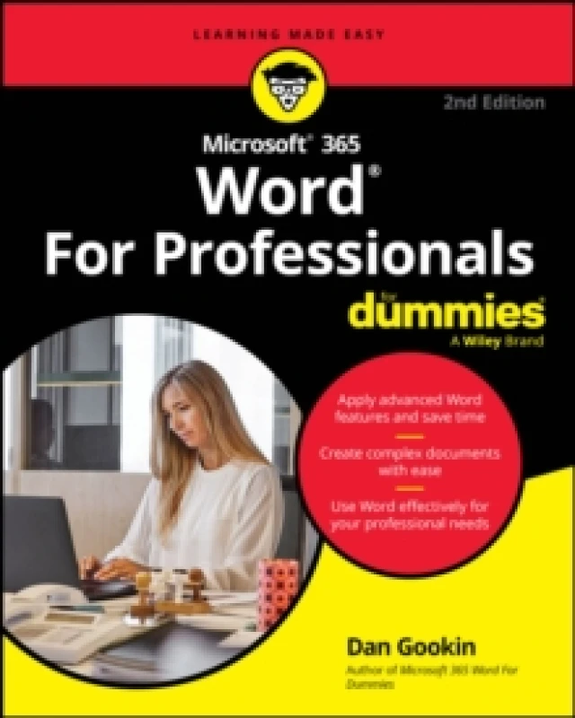 Image of Microsoft 365 Word For Professionals For Dummies Paperback / softback