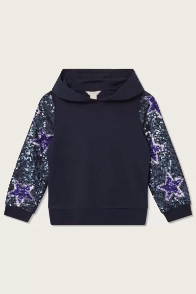 Image of Sequin Sleeve Hoodie