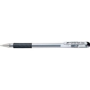 Image of Pentel Hybrid Gel Grip K116 A 0.3mm Rollerball Gel Pen Black with
