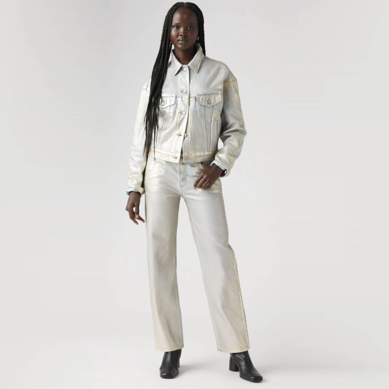 Image of Levis 90's 501 Jeans - Silver Silver 27 S