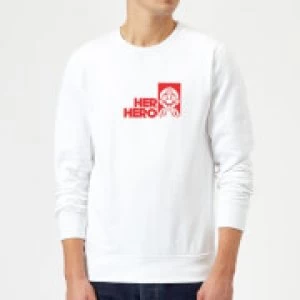 Image of Super Mario Her Hero Sweatshirt - White - S
