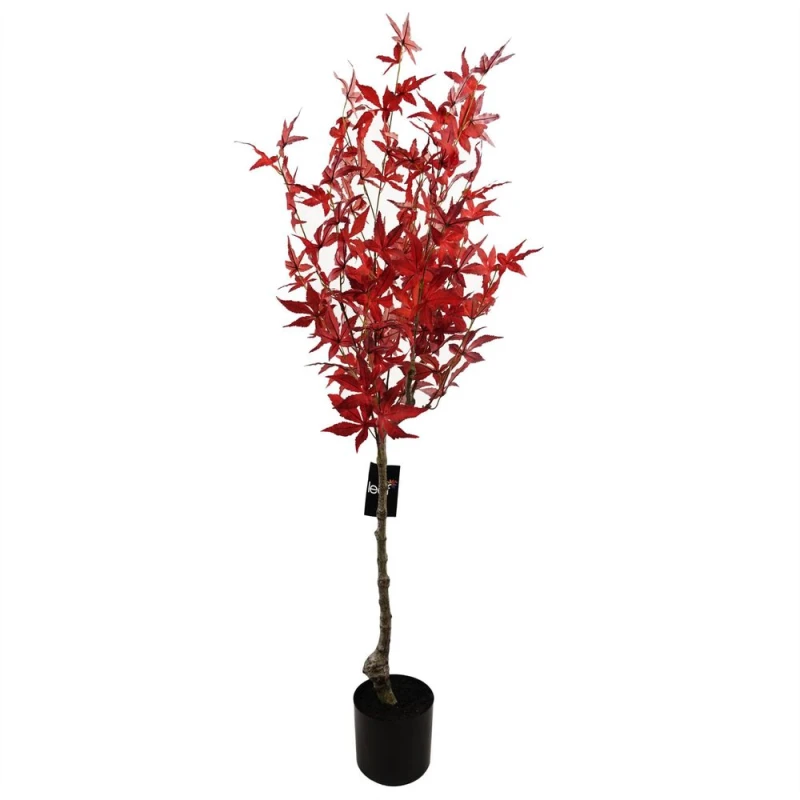 Image of Leaf Artificial Red Maple Tree 120Cm, Red LEAF-40814