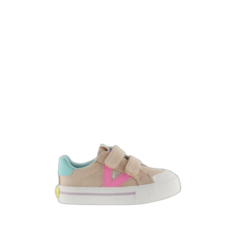 Image of Victoria TRIBU girls's Children's Shoes (Trainers) in Beige