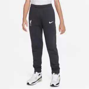 Image of Nike FC Big Kids Fleece Soccer Pants - Black